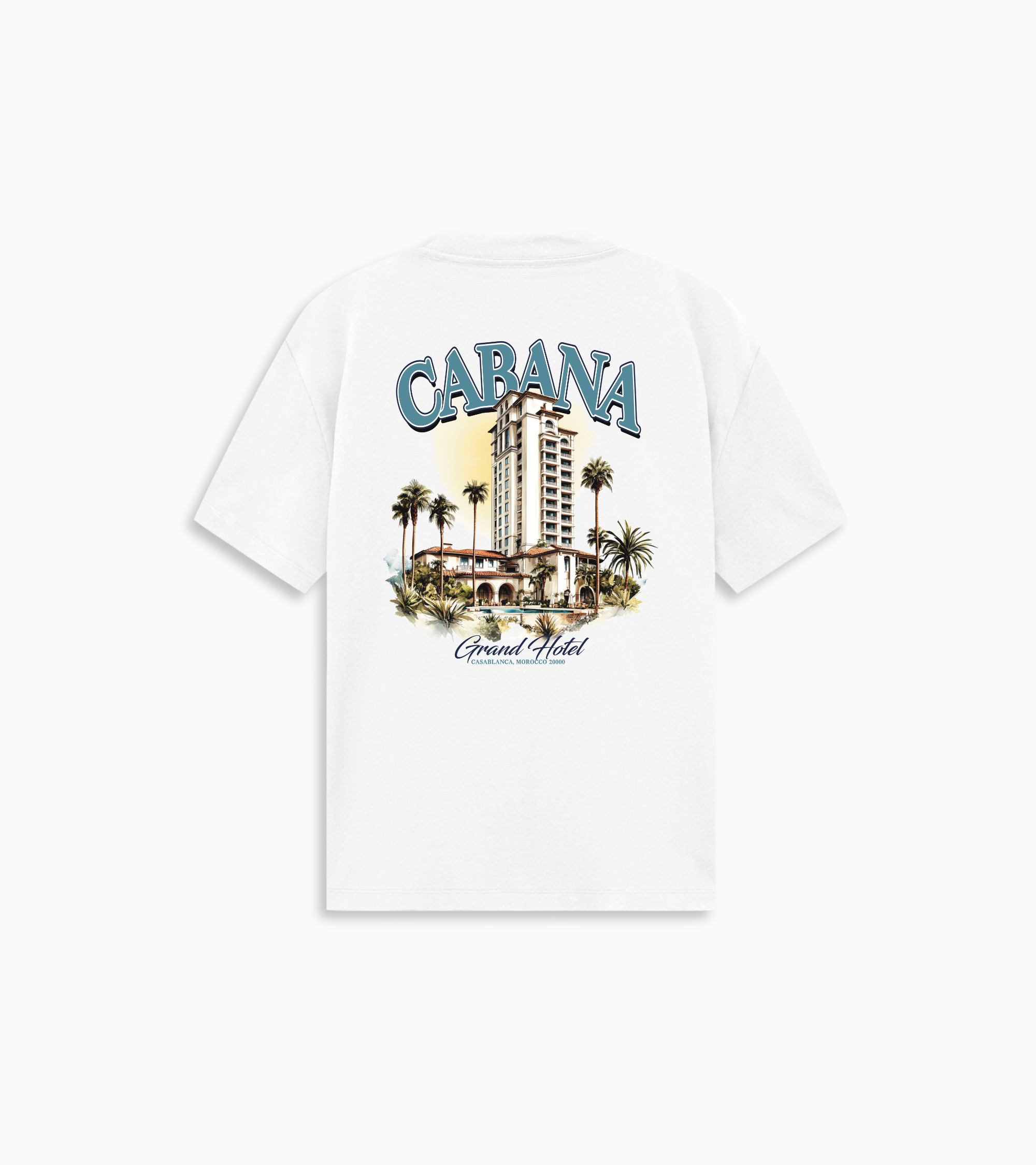 Grand Hotel tee Junior - White