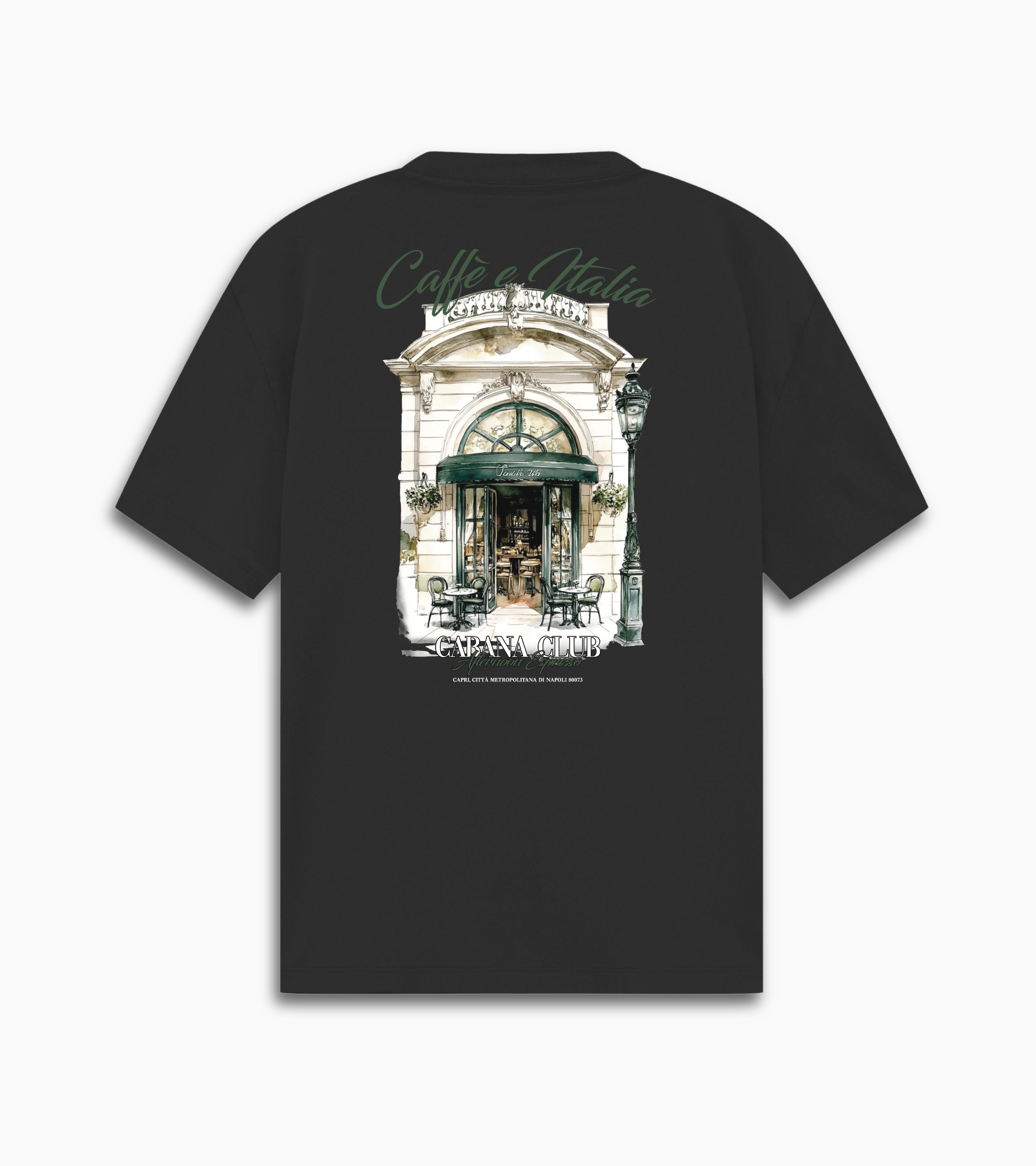 Café Italia Tee - Black
