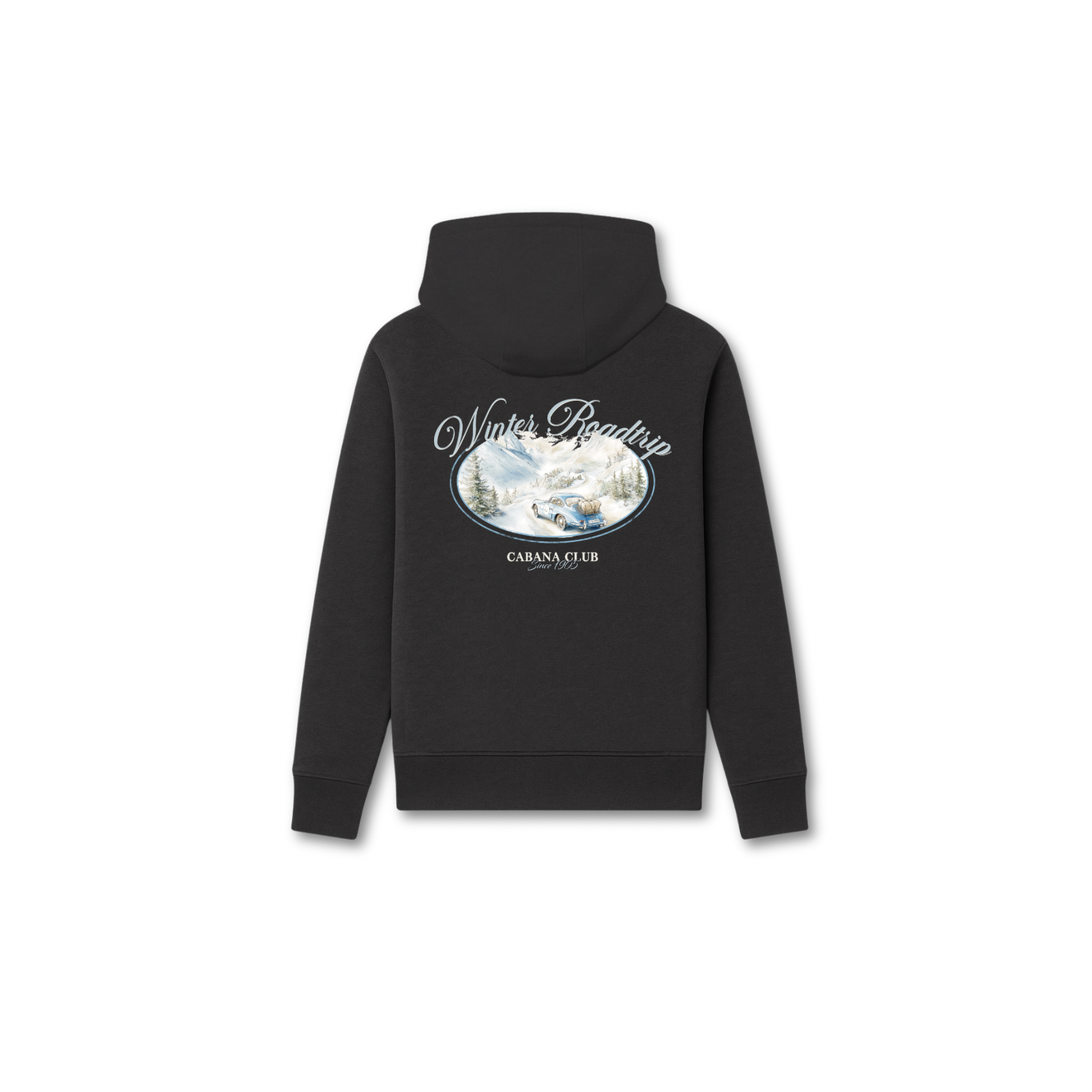 Roadtrip Hoodie Zwart Kids