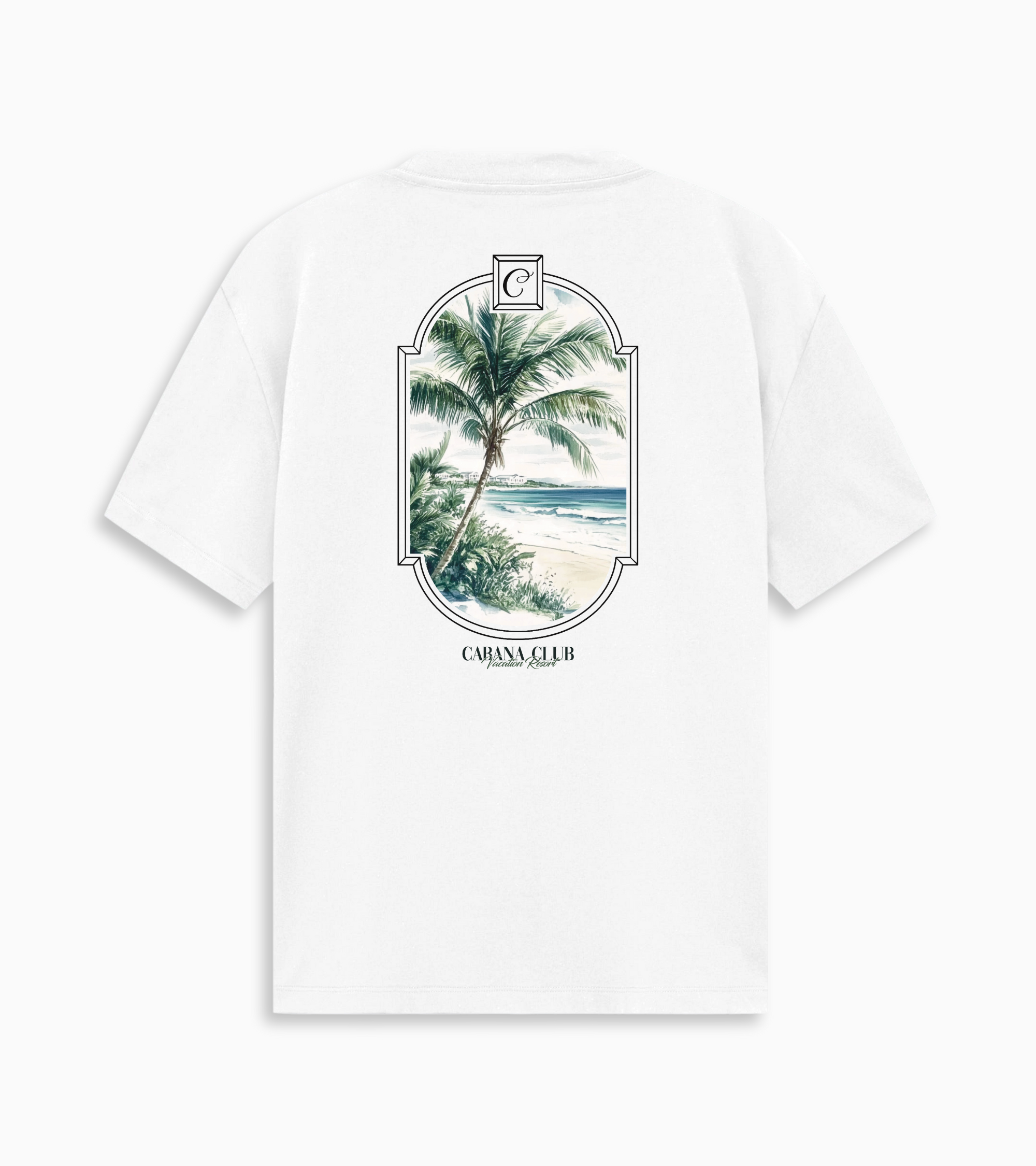 Palm Tee - White