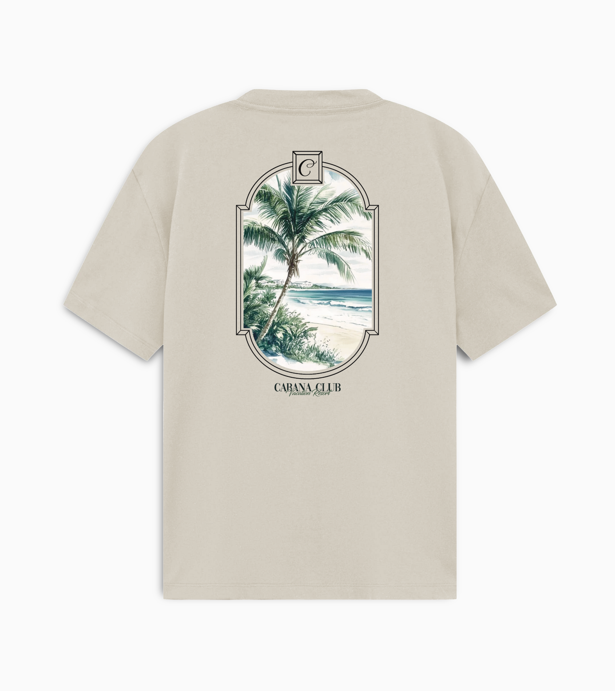 Palm Tee - Beige